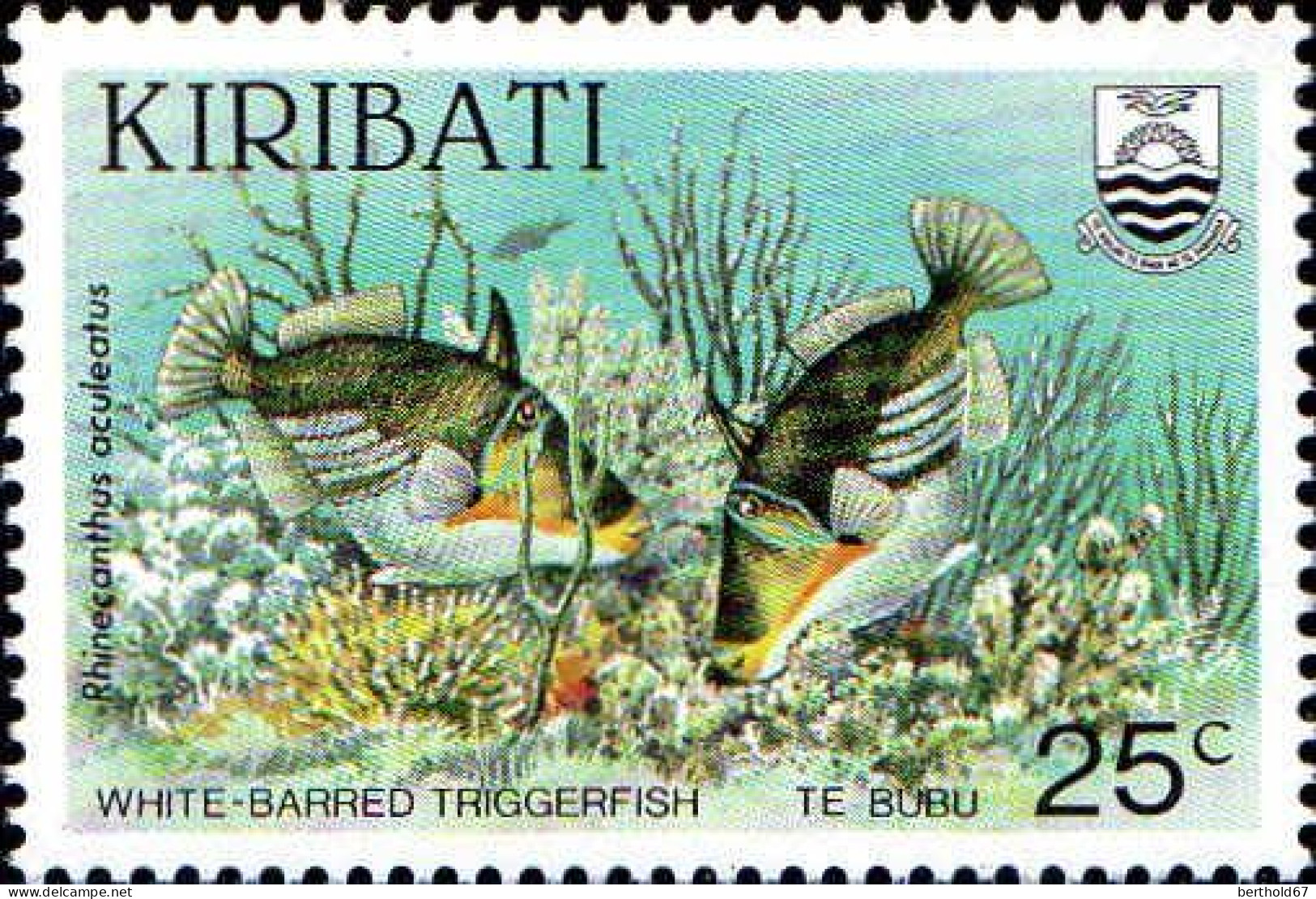 Kiribati Poste N** Yv:130/133 Faune Des Récifs Coralliens - Vie Marine