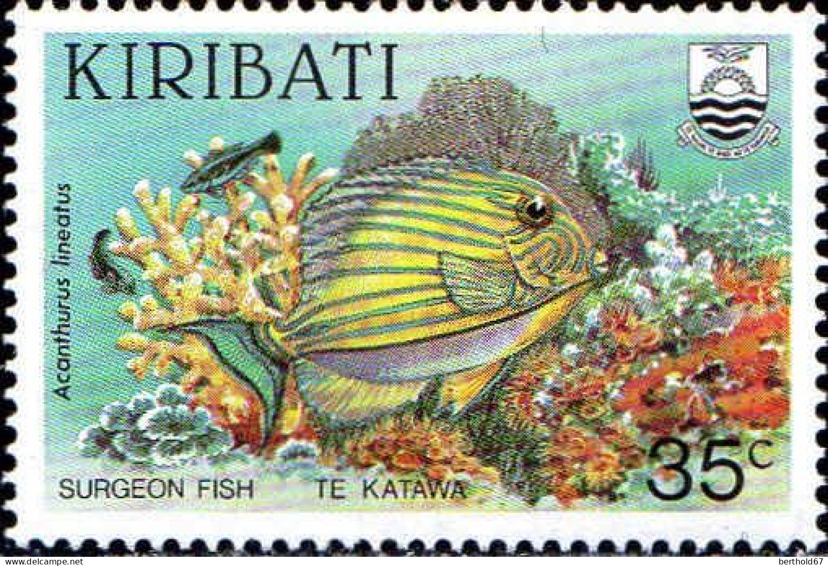 Kiribati Poste N** Yv:130/133 Faune Des Récifs Coralliens - Maritiem Leven