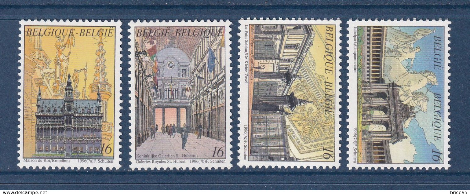 Belgique - YT N° 2642 à 2645 ** - Neuf Sans Charnière - 1996 - Ungebraucht