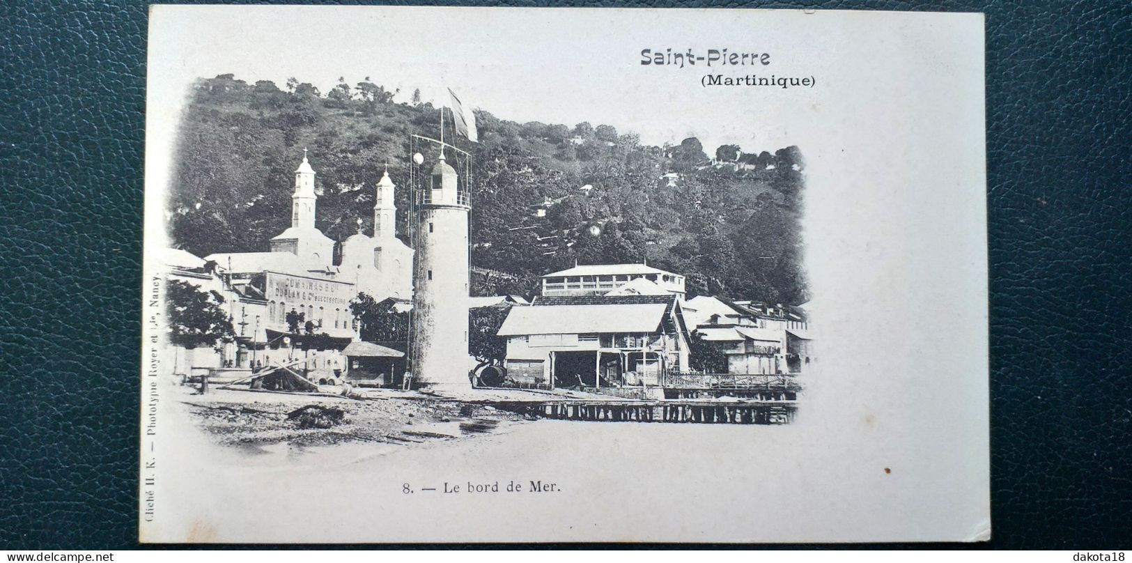 Martinique , Saint Pierre , Le Bord De Mer Début 1900 - Altri & Non Classificati