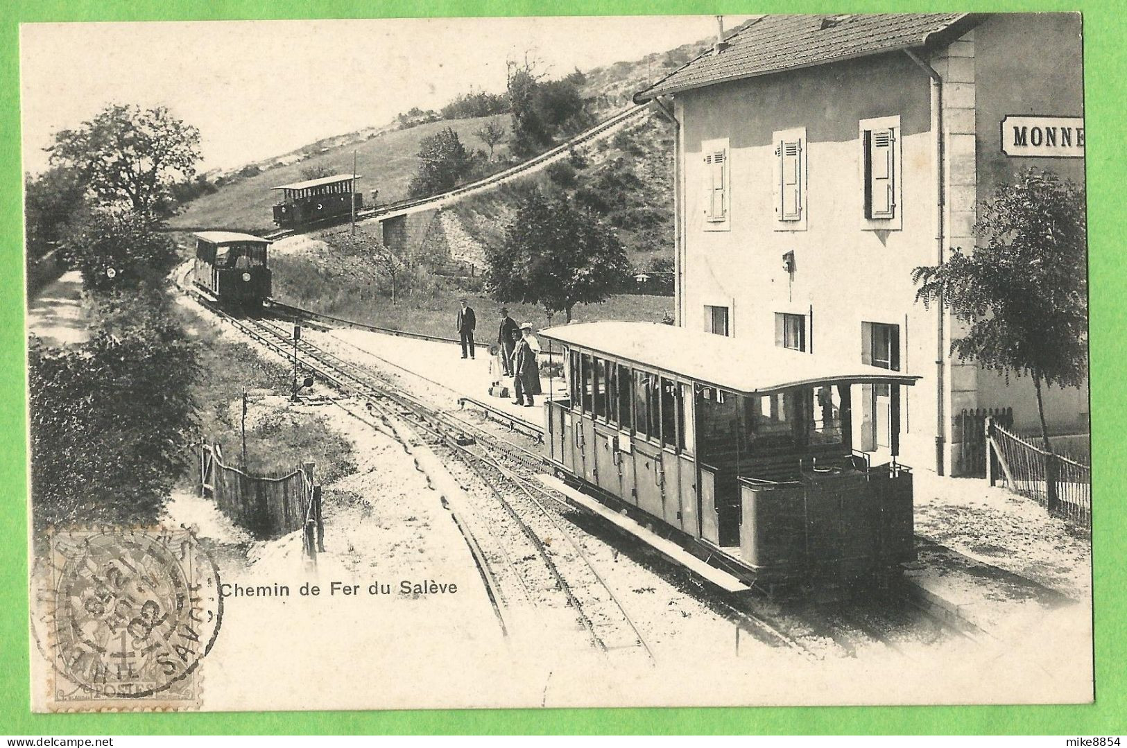 A159   CPA  MONNETIER   (Haute-Savoie)  Chemin De Fer Du Salève +++++++++++++++ - Altri & Non Classificati