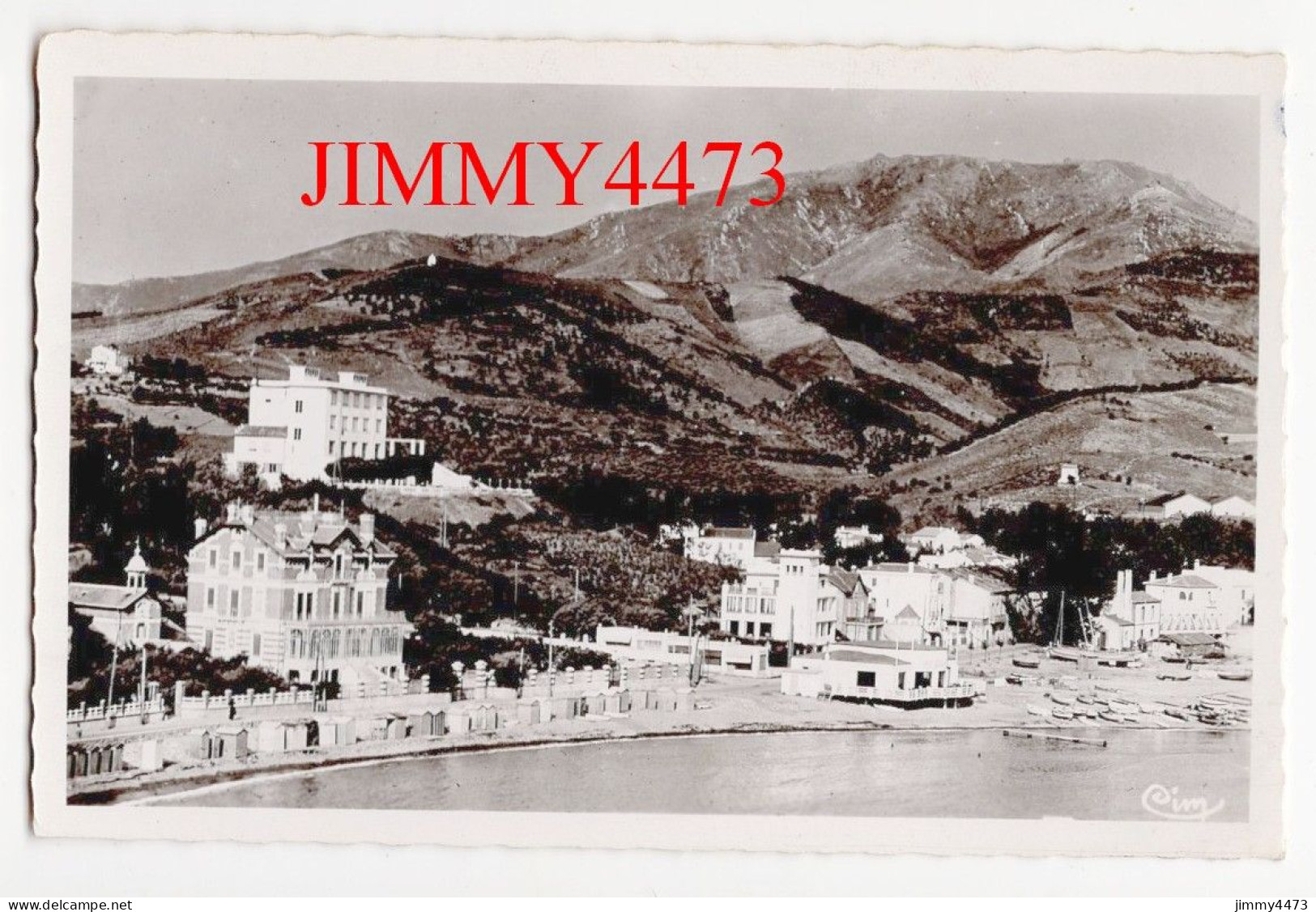 CPSM - BANYULS-SUR-MER En1950 - Vue Panoramique - Photo COMBIER MACON - Banyuls Sur Mer