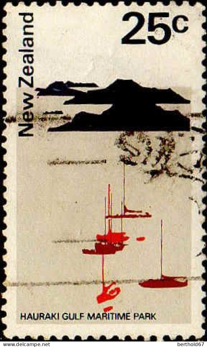 Nle Zelande Poste Obl Yv: 545 Mi:533A Hauraki Gulf Maritime Park (Obl.mécanique) - Used Stamps