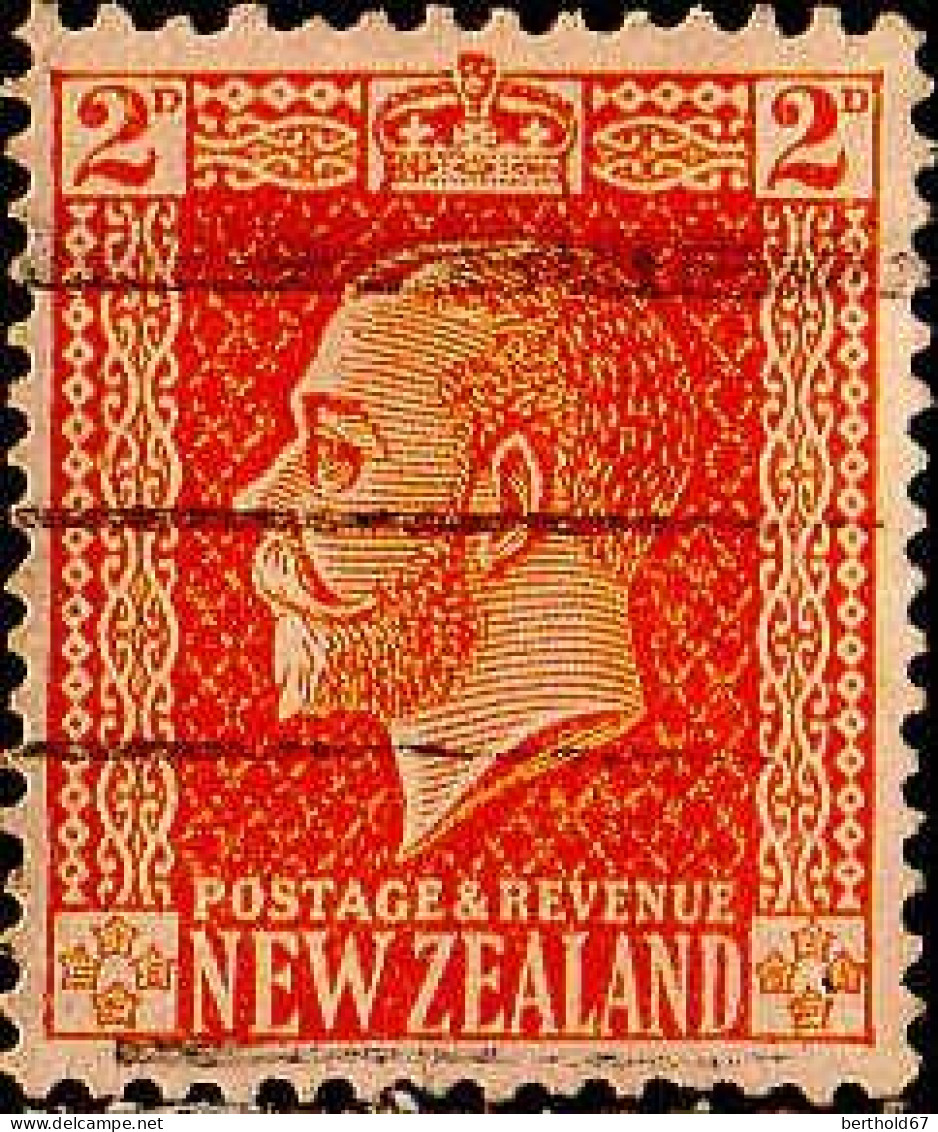 Nle Zelande Poste Obl Yv: 166 Mi: George V (Belle Obl.mécanique) - Used Stamps