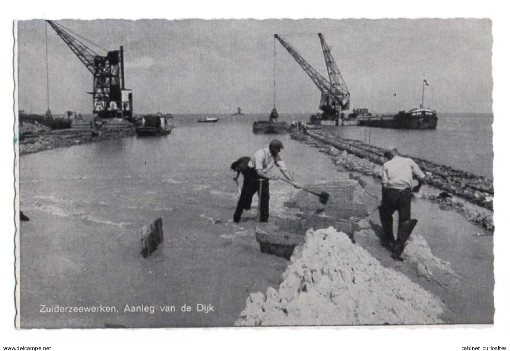 HARDERWIJK - Zuiderzeewerken - Aanleg Van De Dijk - Nederland - Pays-Bas - Construction D'une Digue - Polder - Animée - Harderwijk