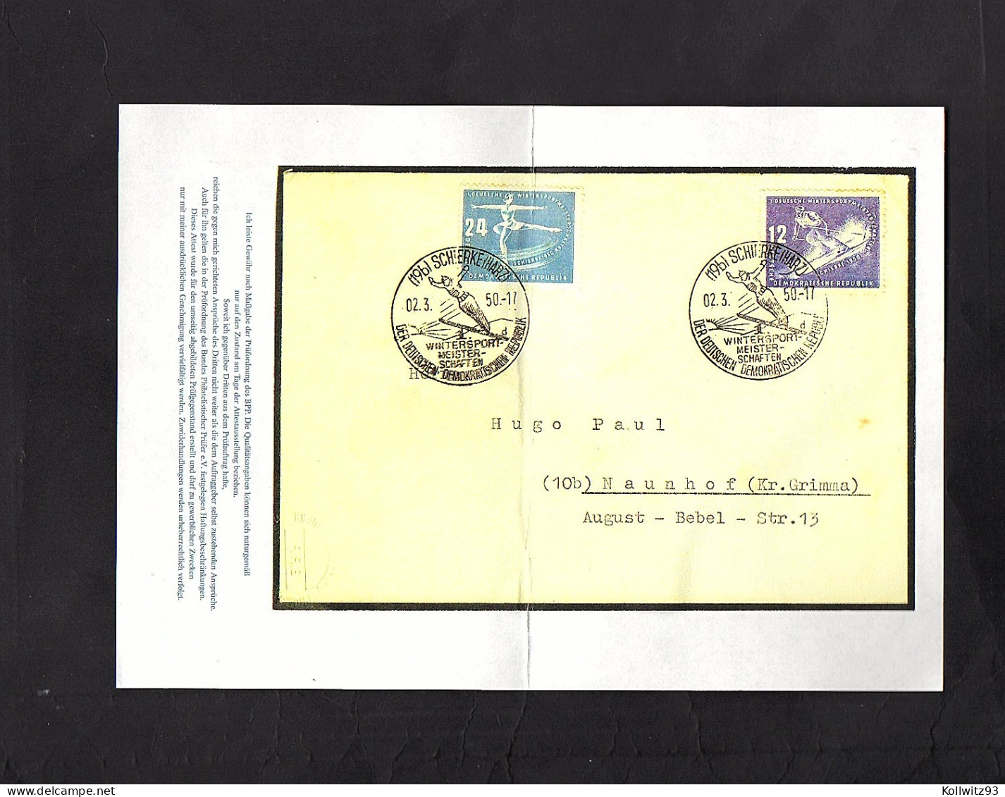 DDR - FDC Mi.-Nr. 246 - 247 FA.SchönherrBPP. - Andere & Zonder Classificatie