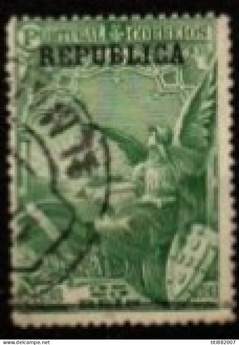 PORTUGAL  -   1911.    Y&T N° 187 Oblitéré.   Surchargé Républica. - Gebraucht