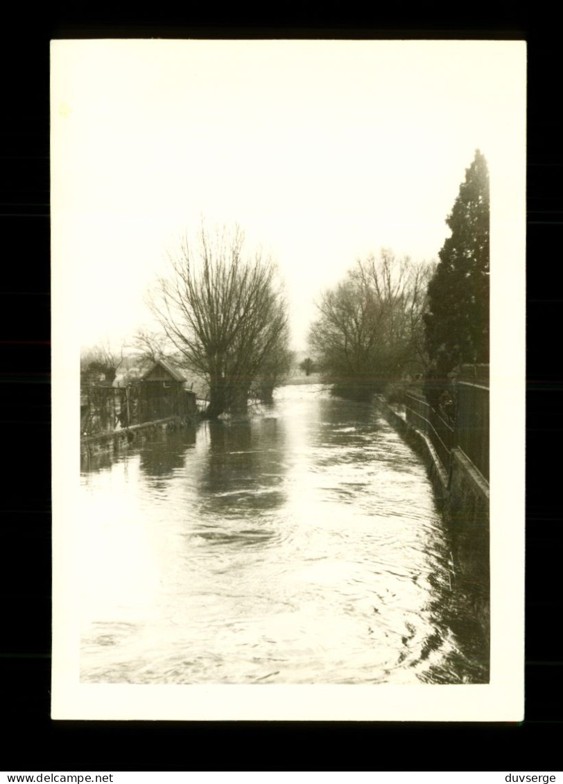 Photographie 76 Seine Maritime Gournay En Bray Crue De L ' Epte 1965 Inondations ( Format 9cm X 13cm ) - Orte