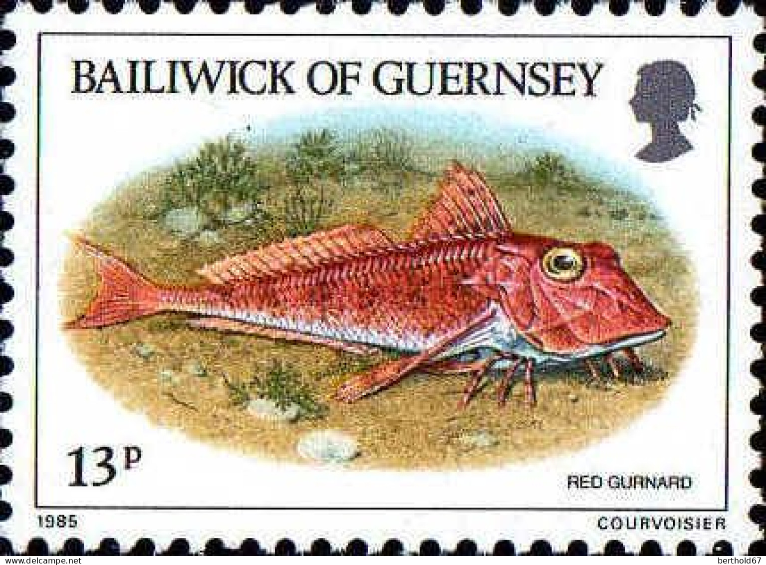 Guernesey Poste N** Yv:316/320 Poissons Du Baillage - Guernsey