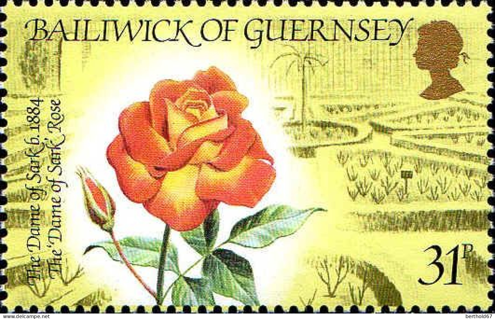 Guernesey Poste N** Yv:281/285 Dame Sybil Hathaway - Guernsey