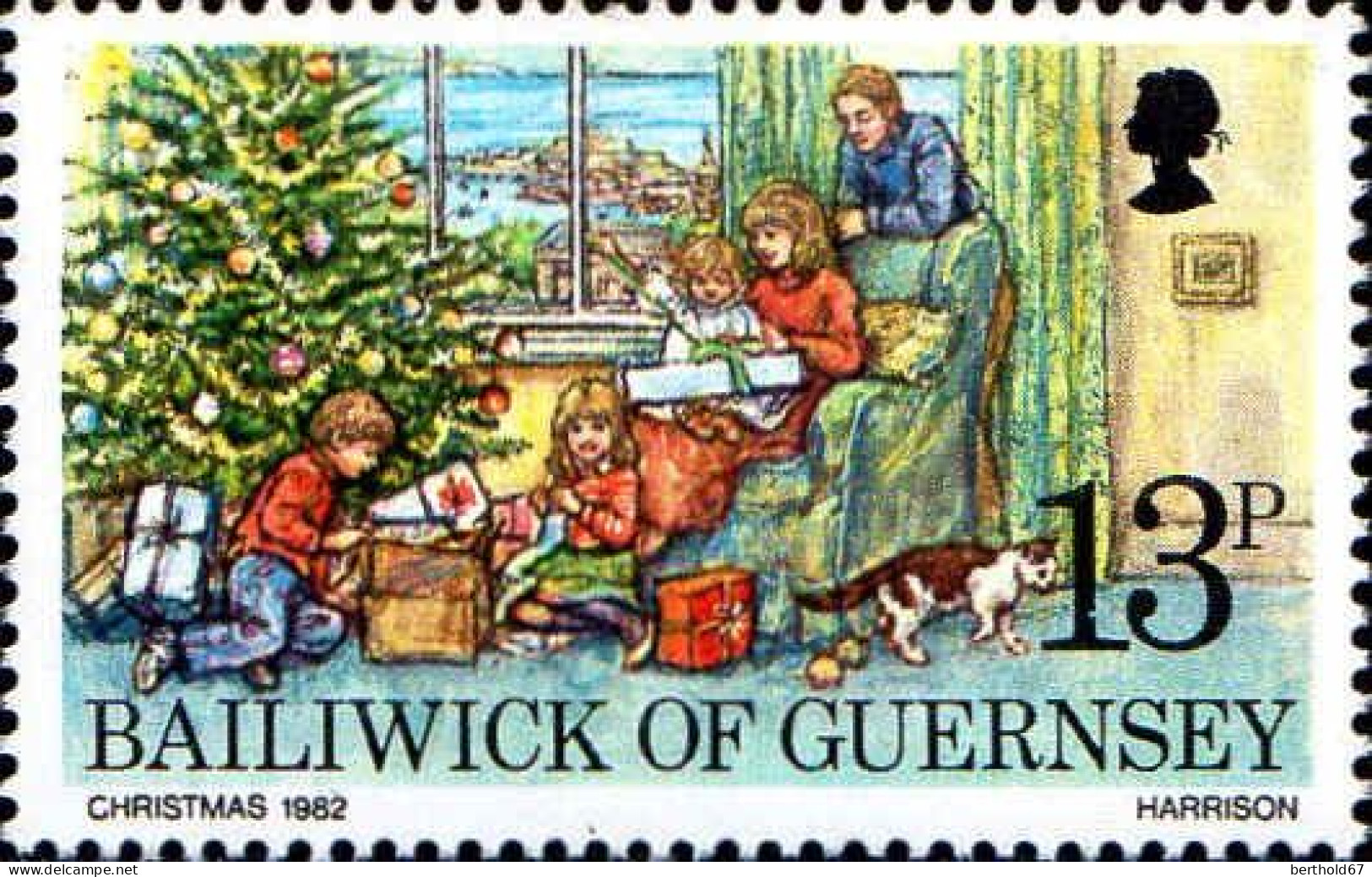 Guernesey Poste N** Yv:257/261 Christmas Noël Joies Familiales - Guernsey