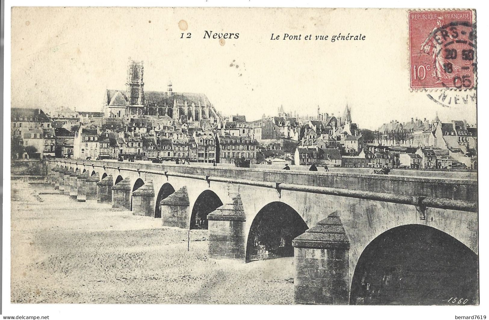 58 Nevers - Le Pont Et Vue Generale - Nevers
