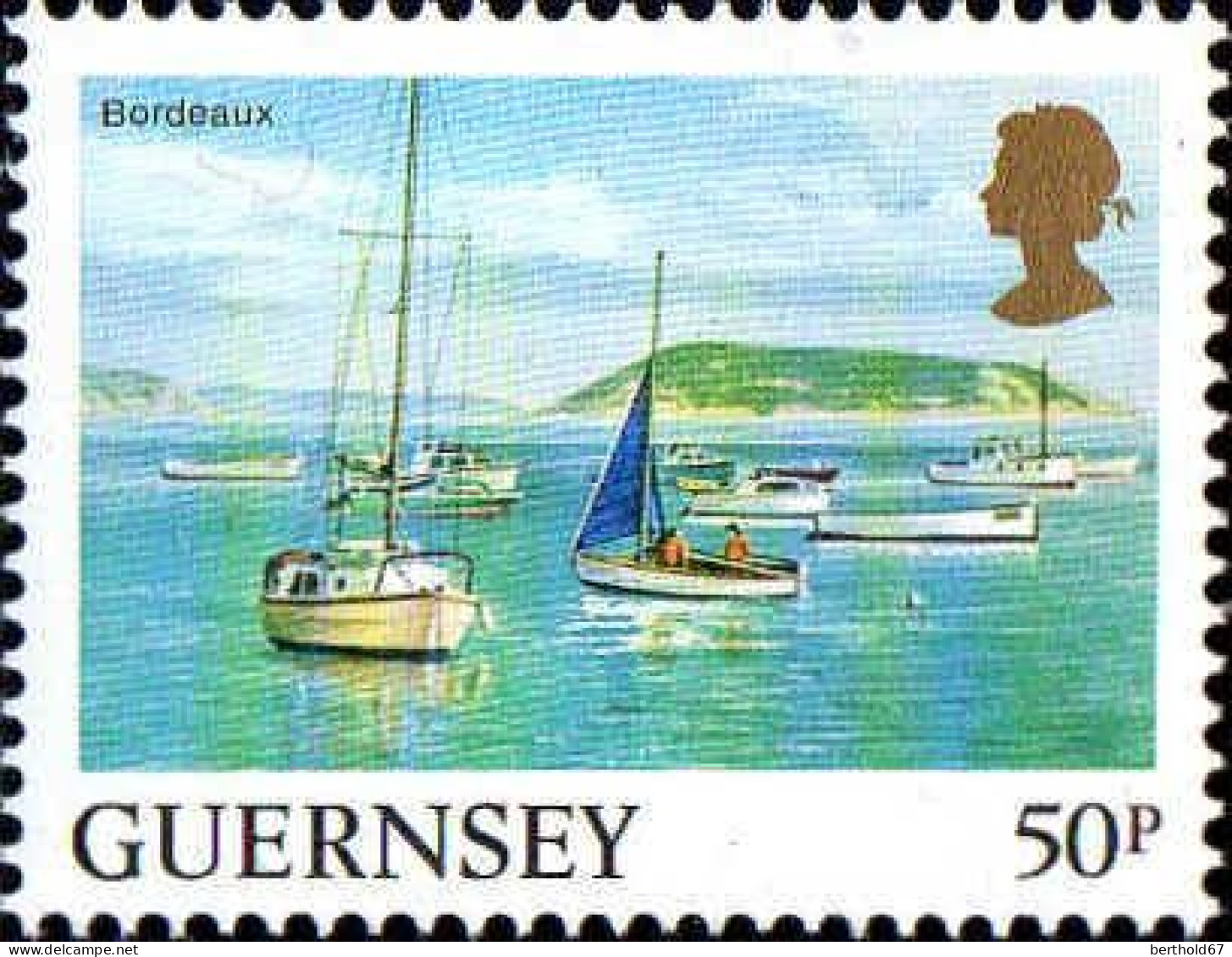 Guernesey Poste N** Yv:290/299 Vues de l'île 1.Serie