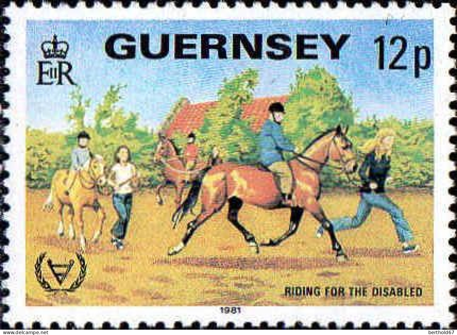 Guernesey Poste N** Yv:239/242 Année Internationale Des Personnes Handicapées - Guernsey