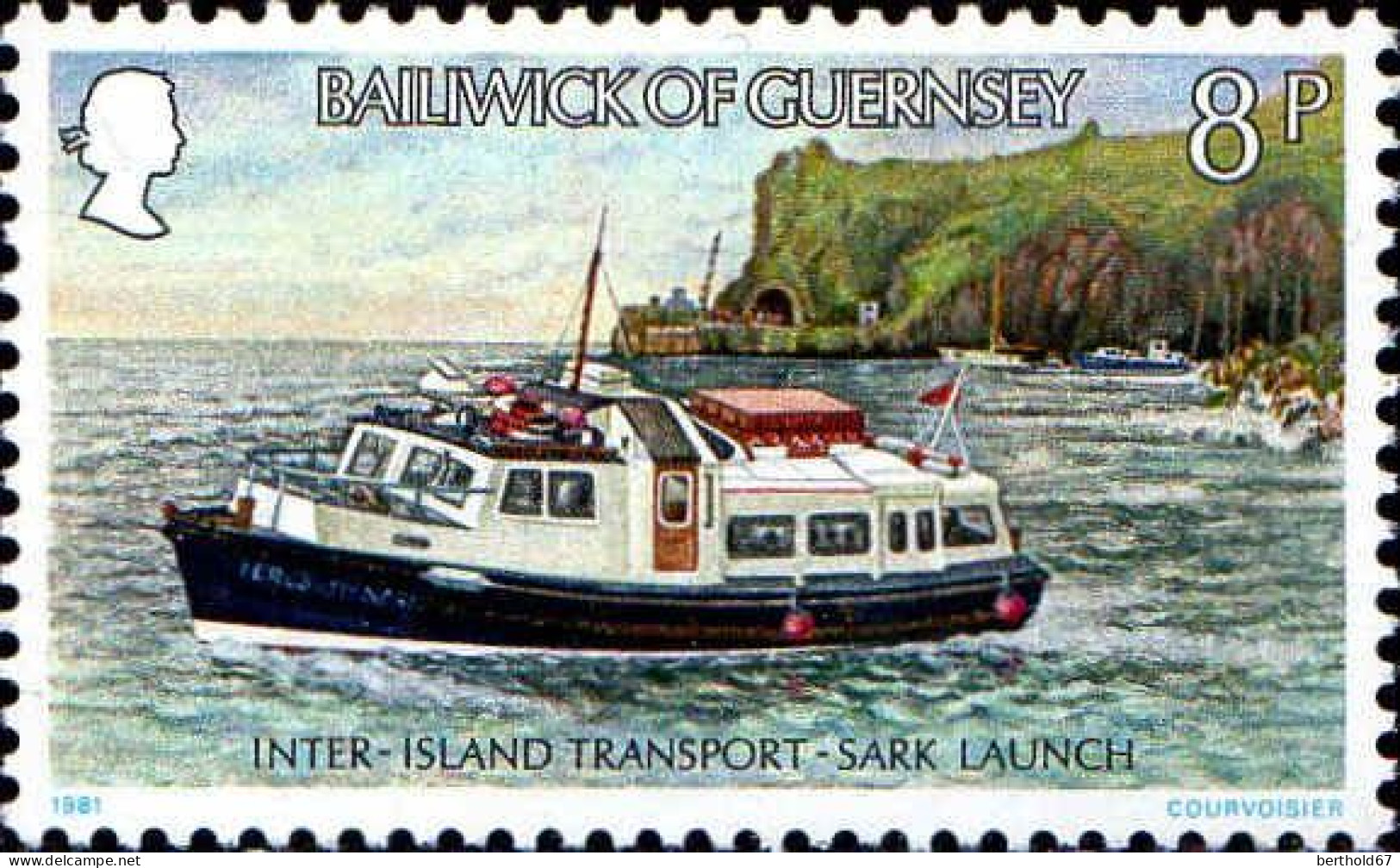 Guernesey Poste N** Yv:234/238 Moyens De Transport Inter-îles - Guernsey