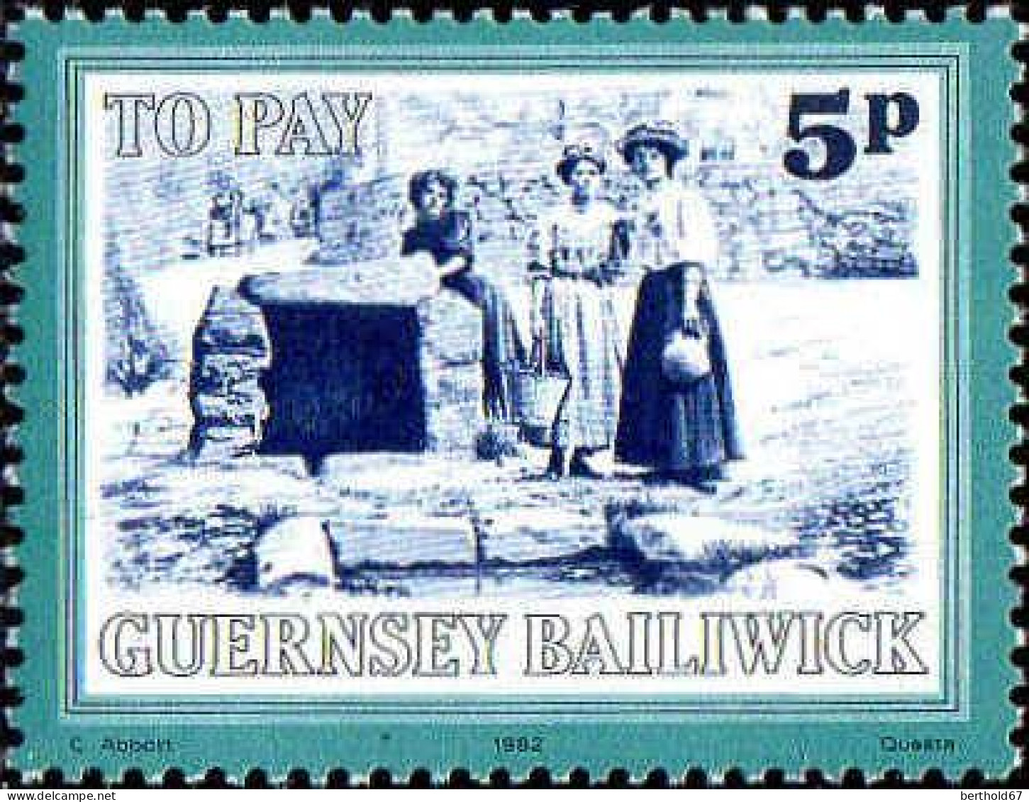 Guernesey Taxe N** Yv:30/41 Vues De Guernsey & De Sercq - Guernsey