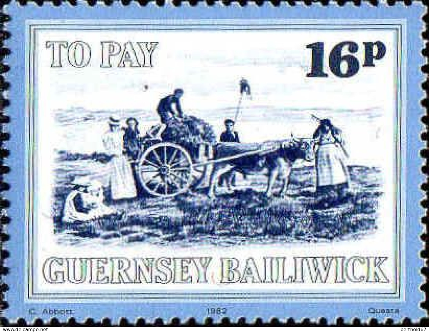 Guernesey Taxe N** Yv:30/41 Vues de Guernsey & de Sercq