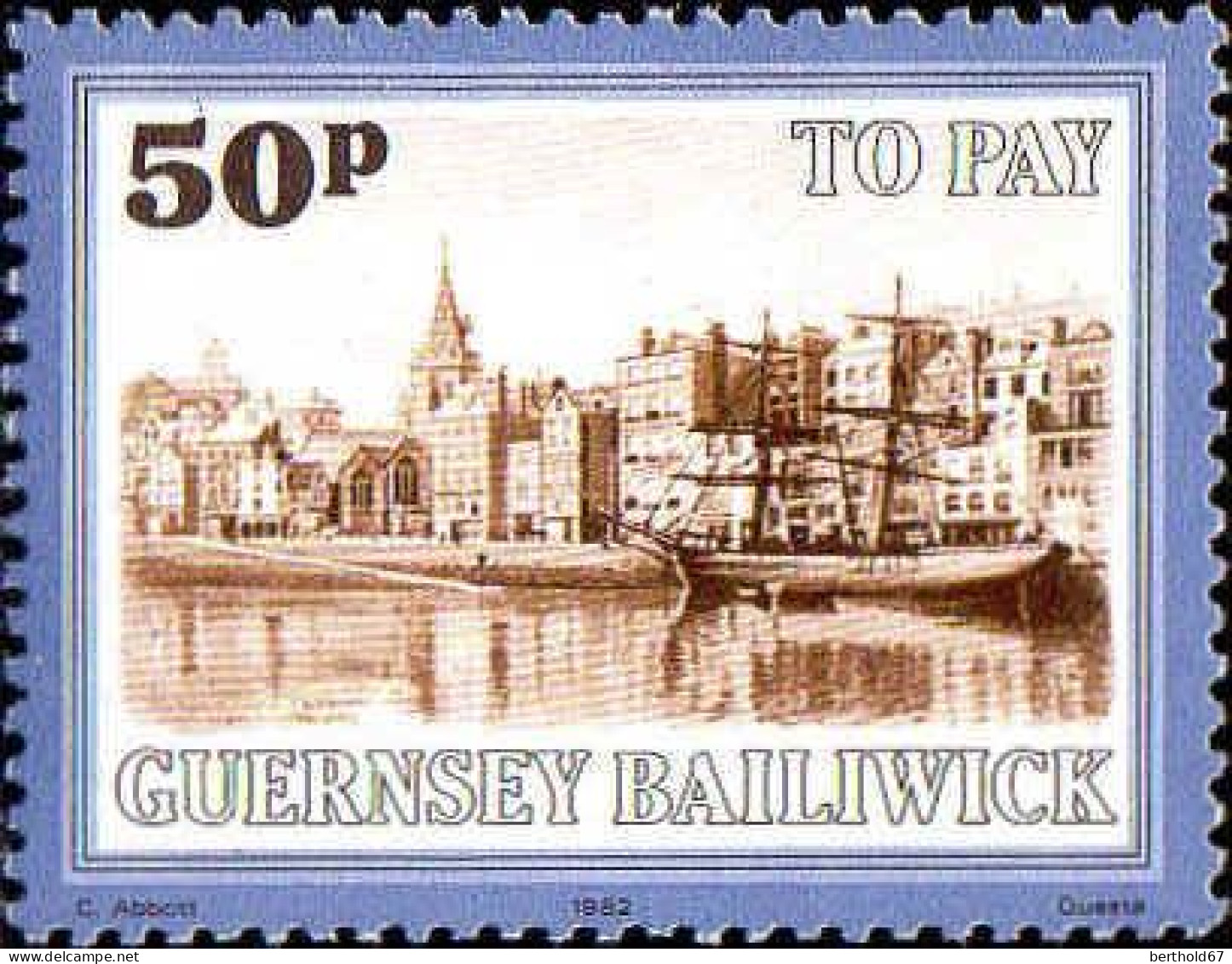 Guernesey Taxe N** Yv:30/41 Vues de Guernsey & de Sercq