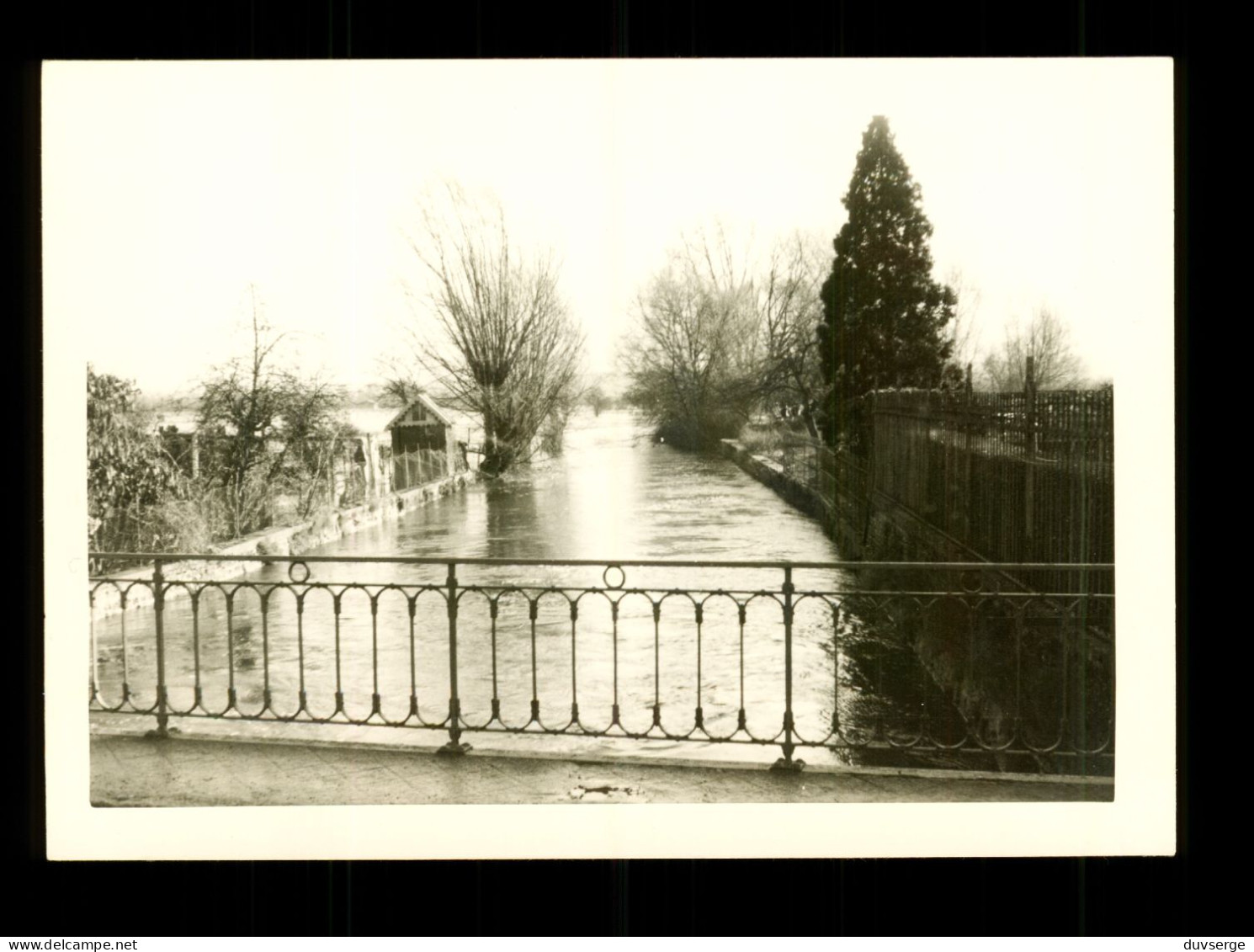 Photographie 76 Seine Maritime Gournay En Bray Crue De L ' Epte 1965 Inondations ( Format 9cm X 13cm ) - Places