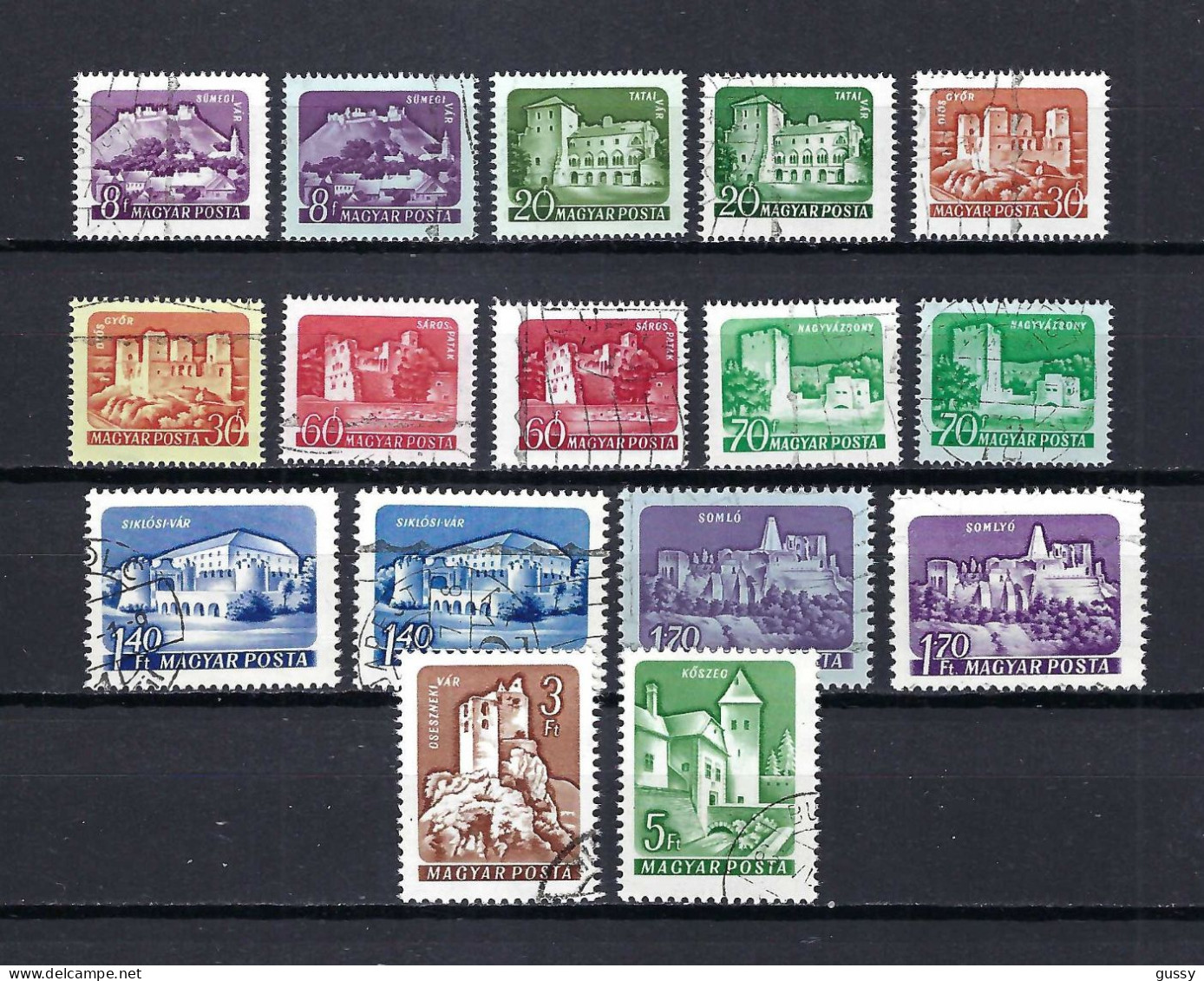 HONGRIE Ca.1960: Lot D'obl. - Used Stamps