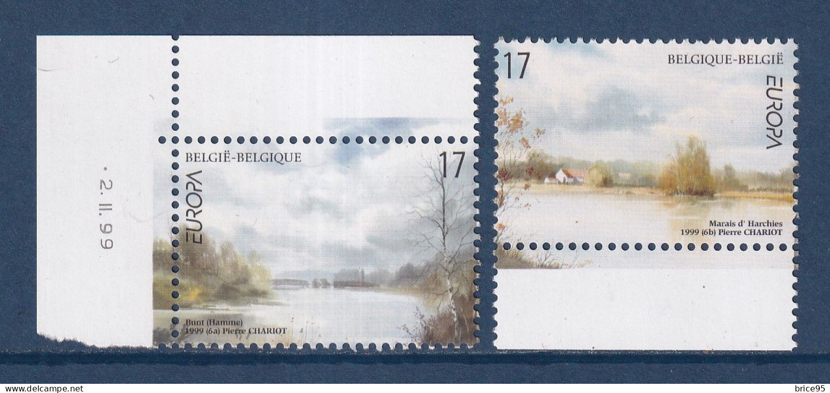 Belgique - YT N° 2815 Et 2816 ** - Neuf Sans Charnière - 1999 - Unused Stamps