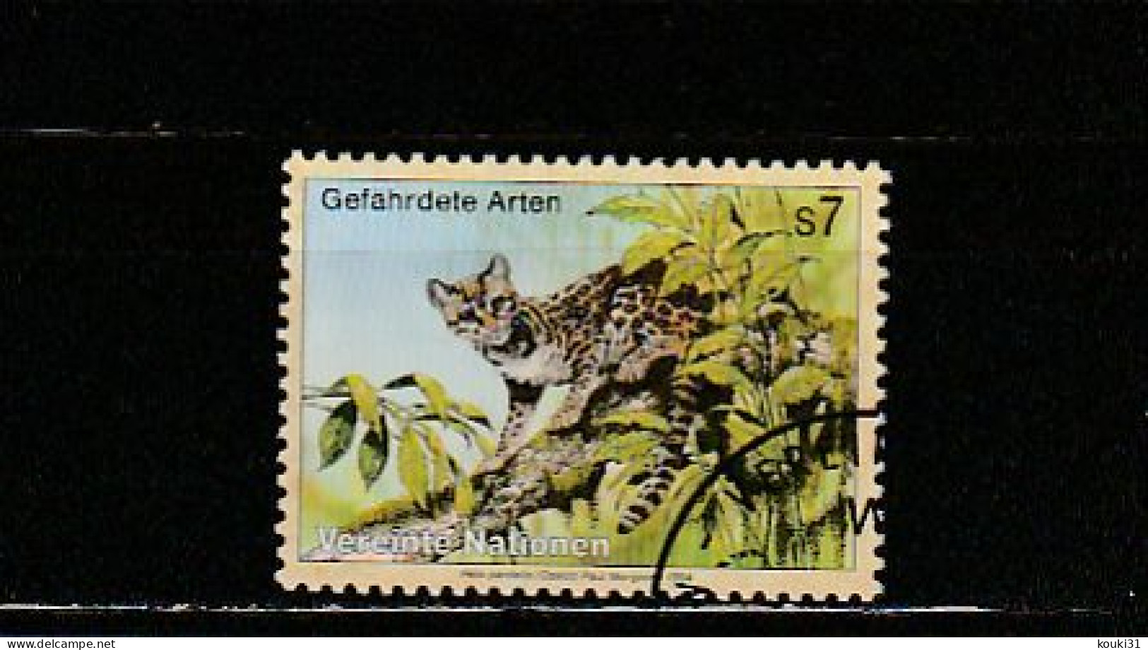 Nations Unies (Vienne) YT 182 Obl : Ocelot - 1994 - Felinos