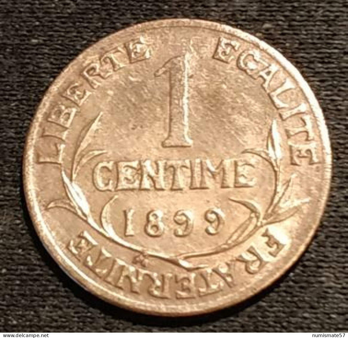 FRANCE - 1 CENTIME 1899 - Daniel-Dupuis - Gad 90 - KM 840 - 1 Centime