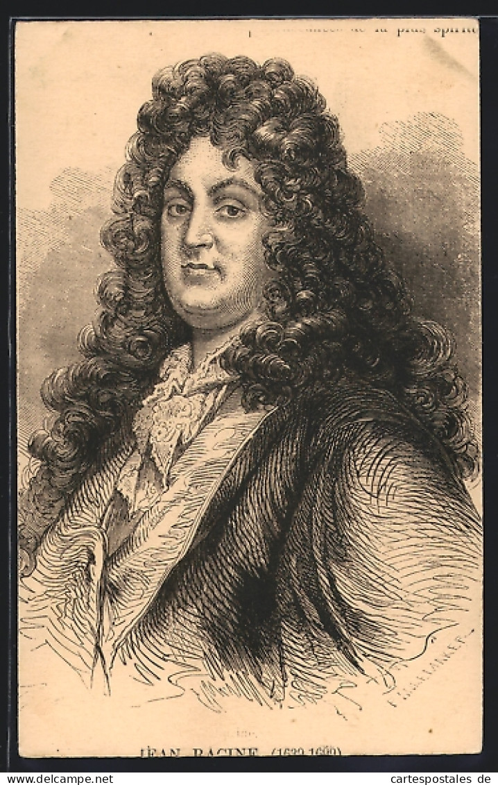 AK Portrait Von Jean Racine, 1639-1699  - Schrijvers