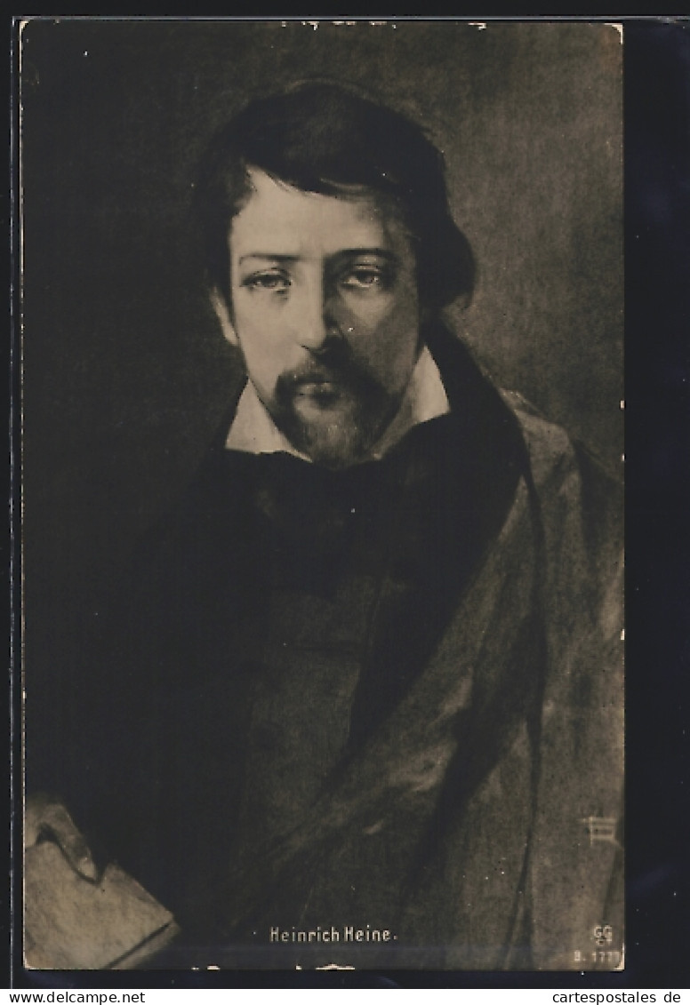 AK Portrait Von Heinrich Heine, Schriftsteller  - Schriftsteller