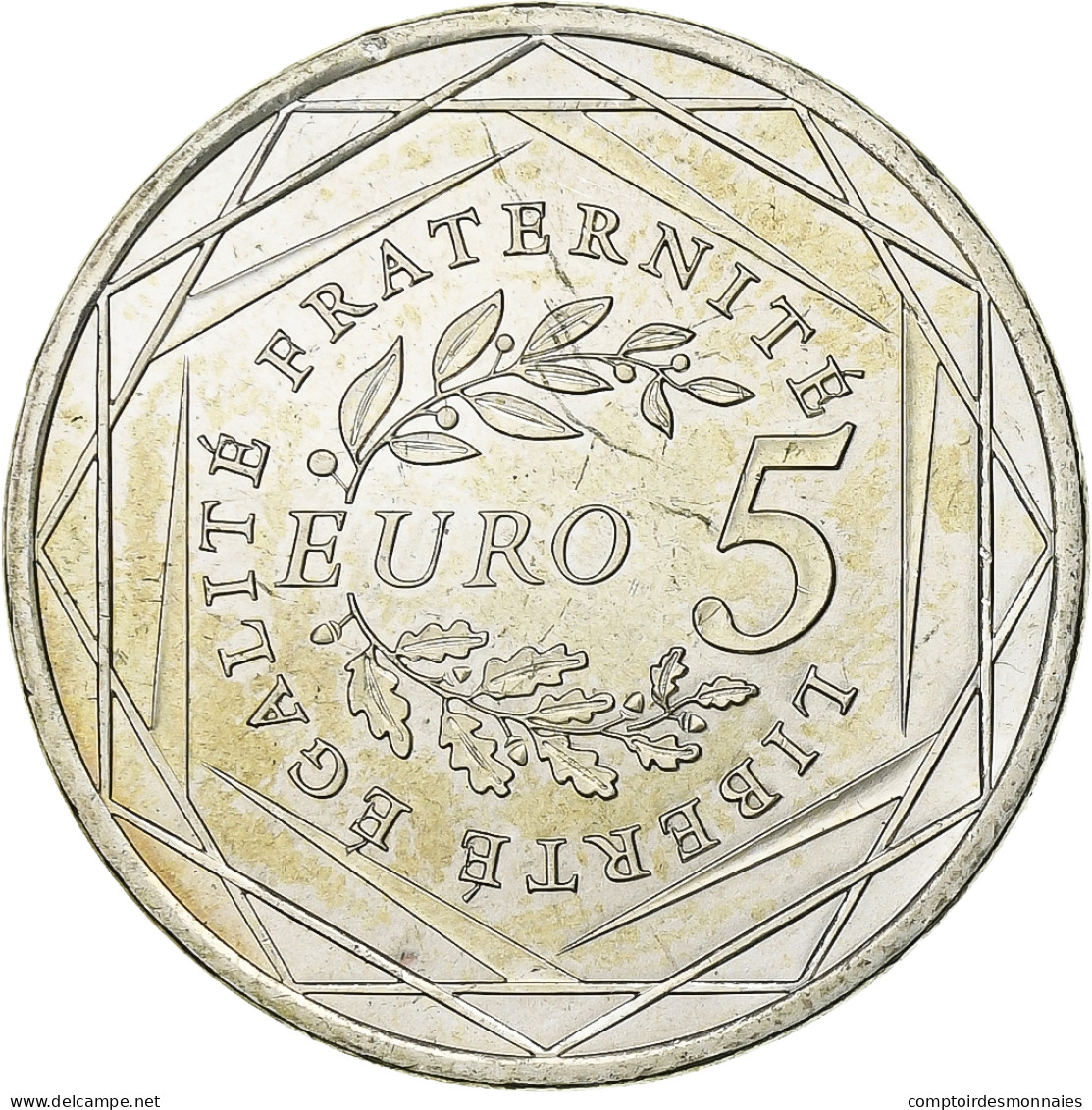 France, 5 Euro, Semeuse, 2008, Argent, SPL, KM:1534 - France