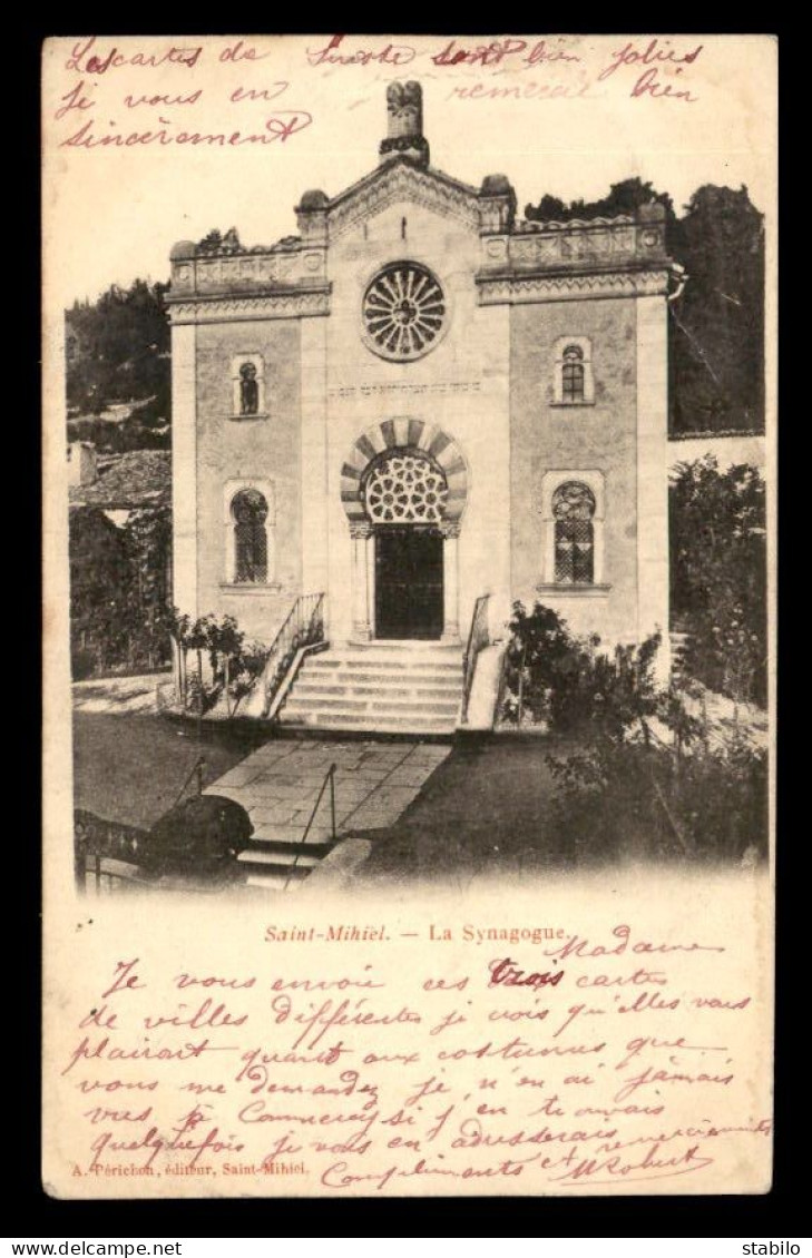 JUDAISME - SAINT-MIHIEL (MEUSE) - LA SYNAGOGUE  - Judaika