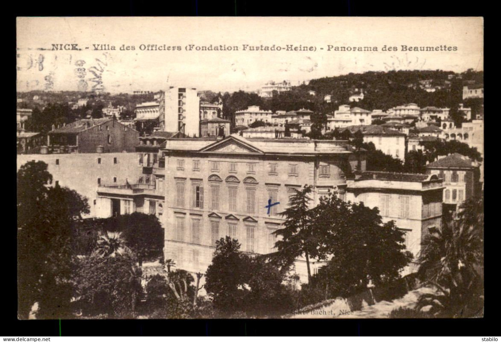 JUDAISME - NICE - VILLA DES OFFICIERS (FONDATION FURTADO-HEINE) - PANORAMA DES BEAUMETTES - Judaísmo