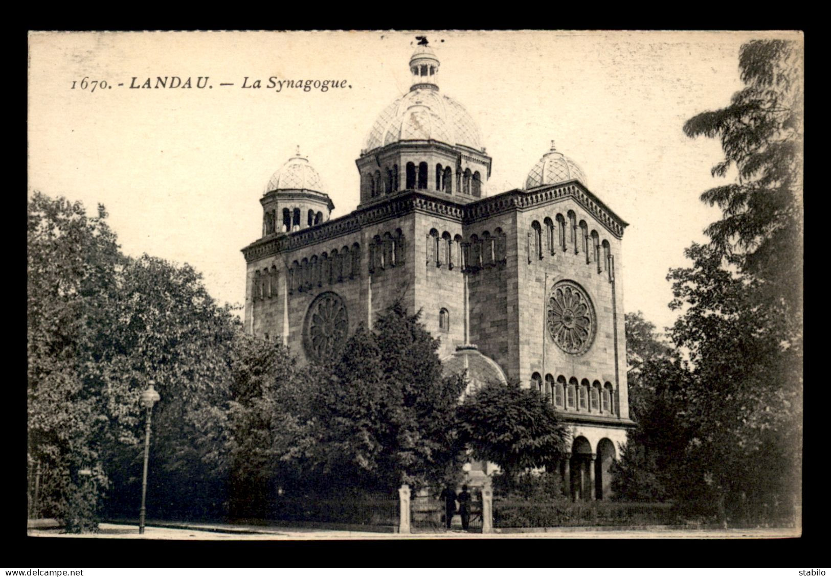 JUDAISME - SYNAGOGUE - LANDAU - Judaika