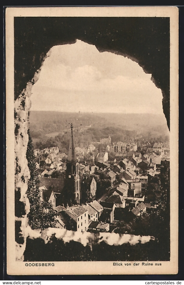 AK Godesberg, Ortsansicht Von Der Ruine Aus  - Andere & Zonder Classificatie