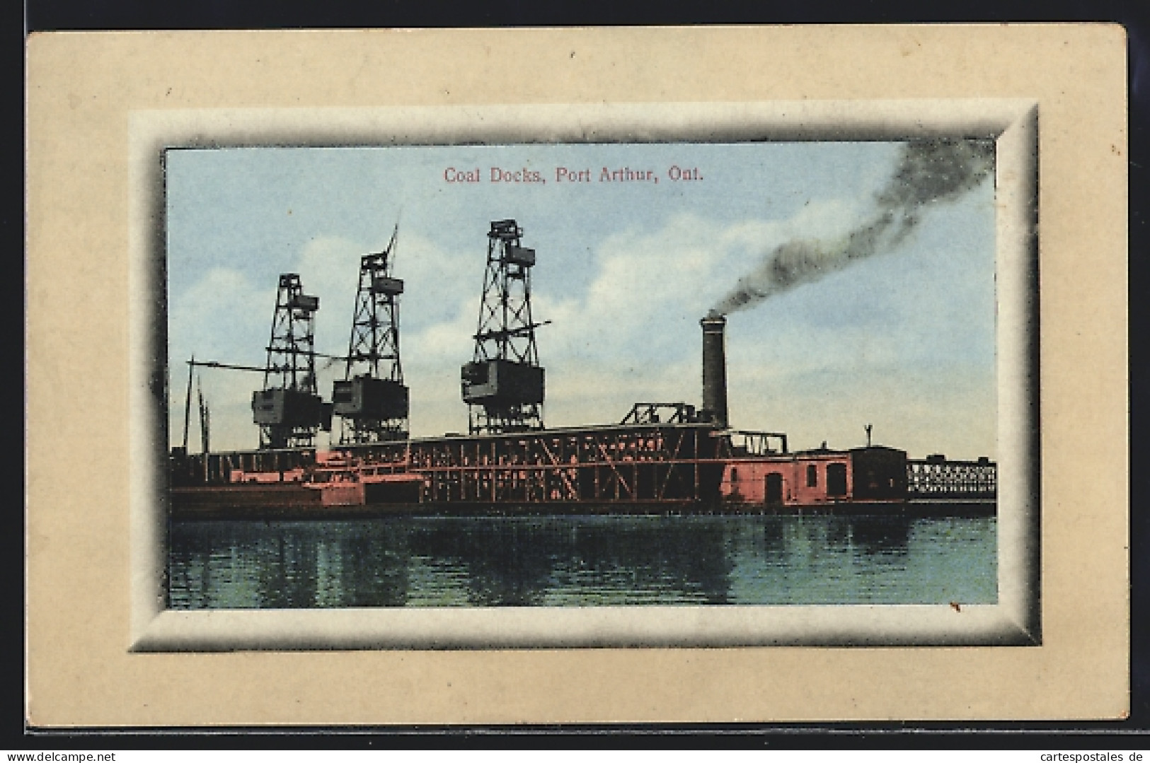 AK Port Arthur /Ont., View Of The Coal Docks  - Ohne Zuordnung