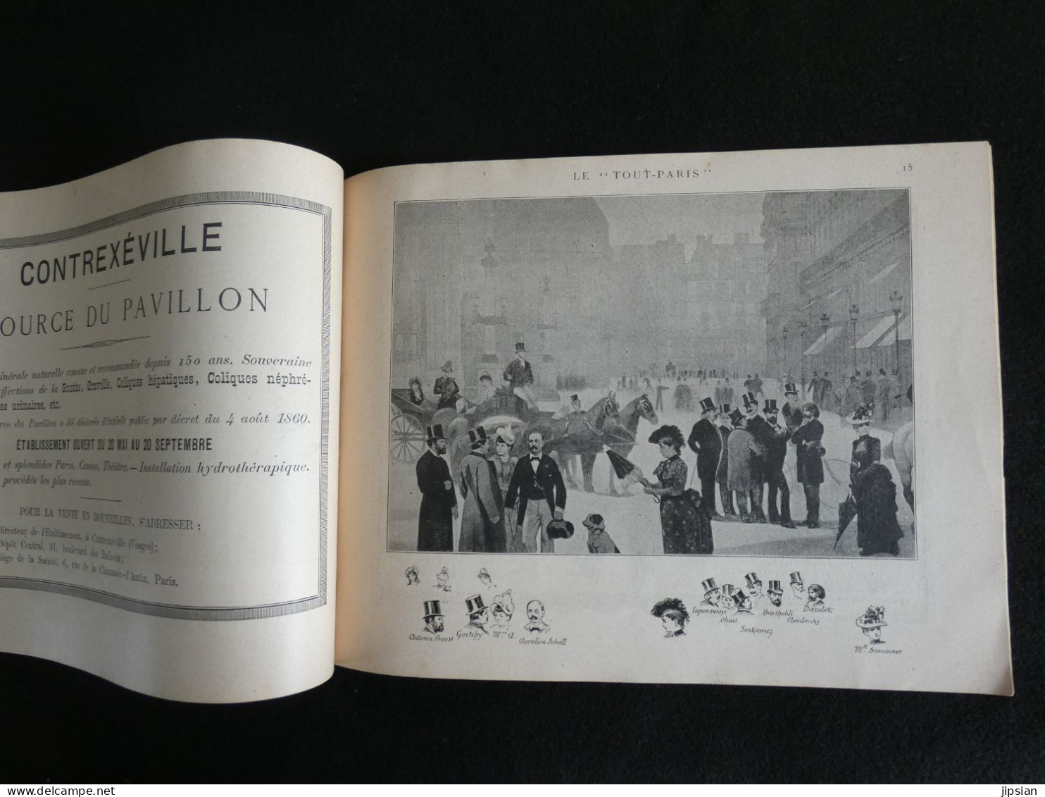 brochure de 1889 exposition universelle Panorama le Tout Paris par Ch. Castellani  Z1