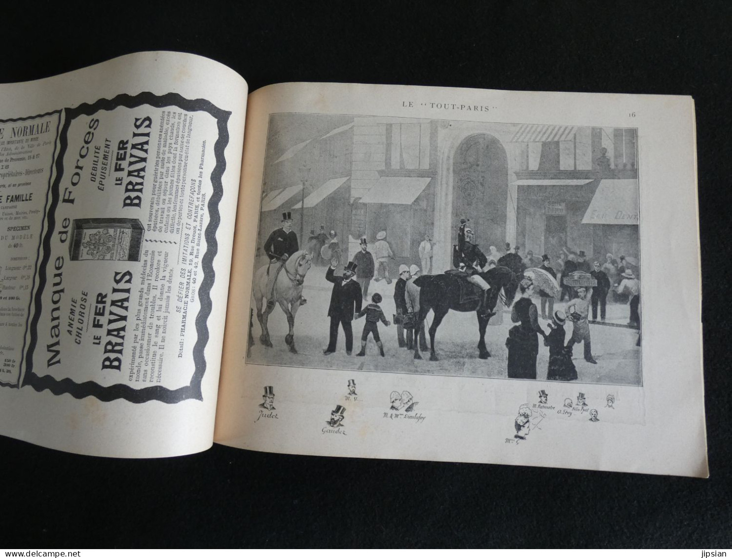 brochure de 1889 exposition universelle Panorama le Tout Paris par Ch. Castellani  Z1