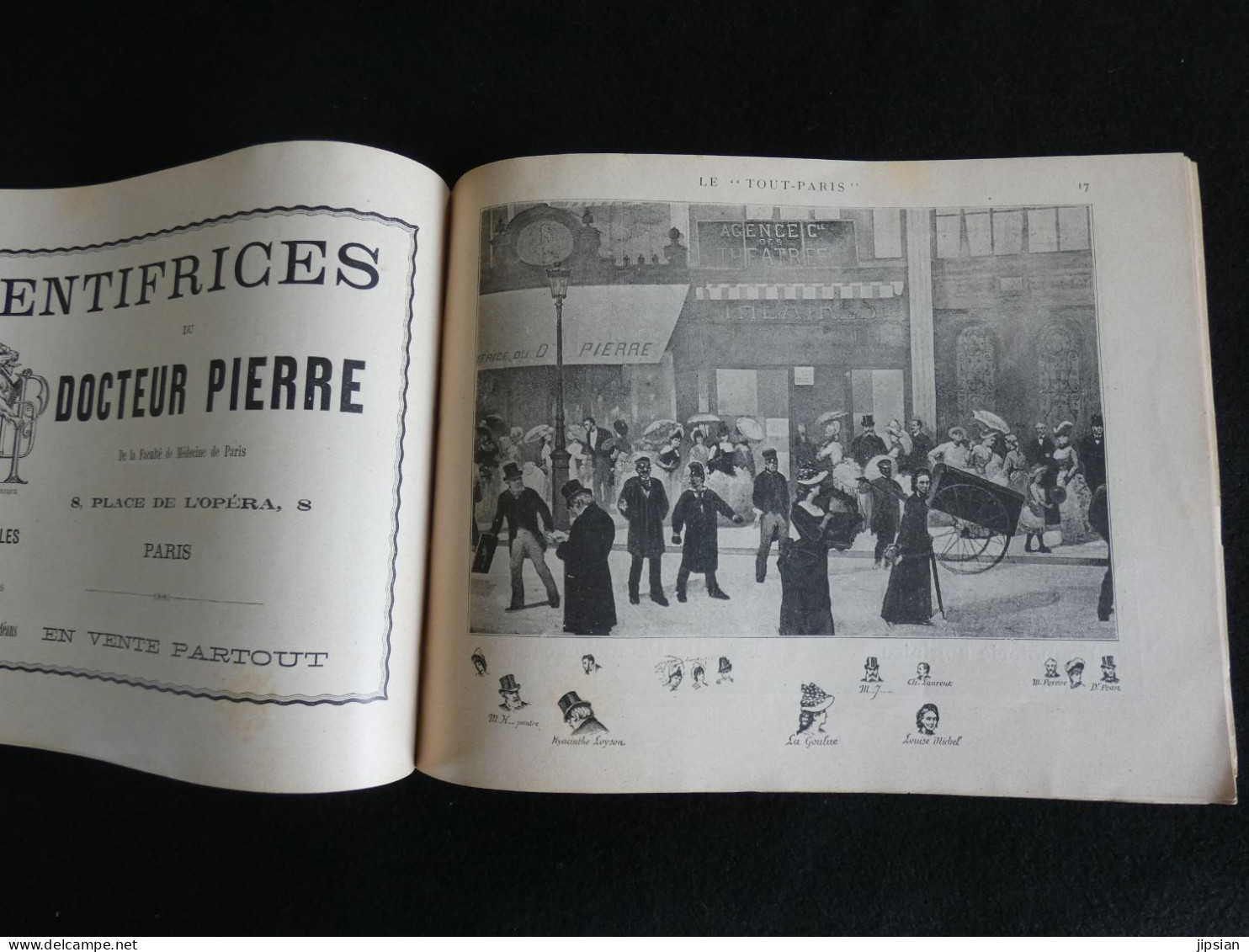brochure de 1889 exposition universelle Panorama le Tout Paris par Ch. Castellani  Z1