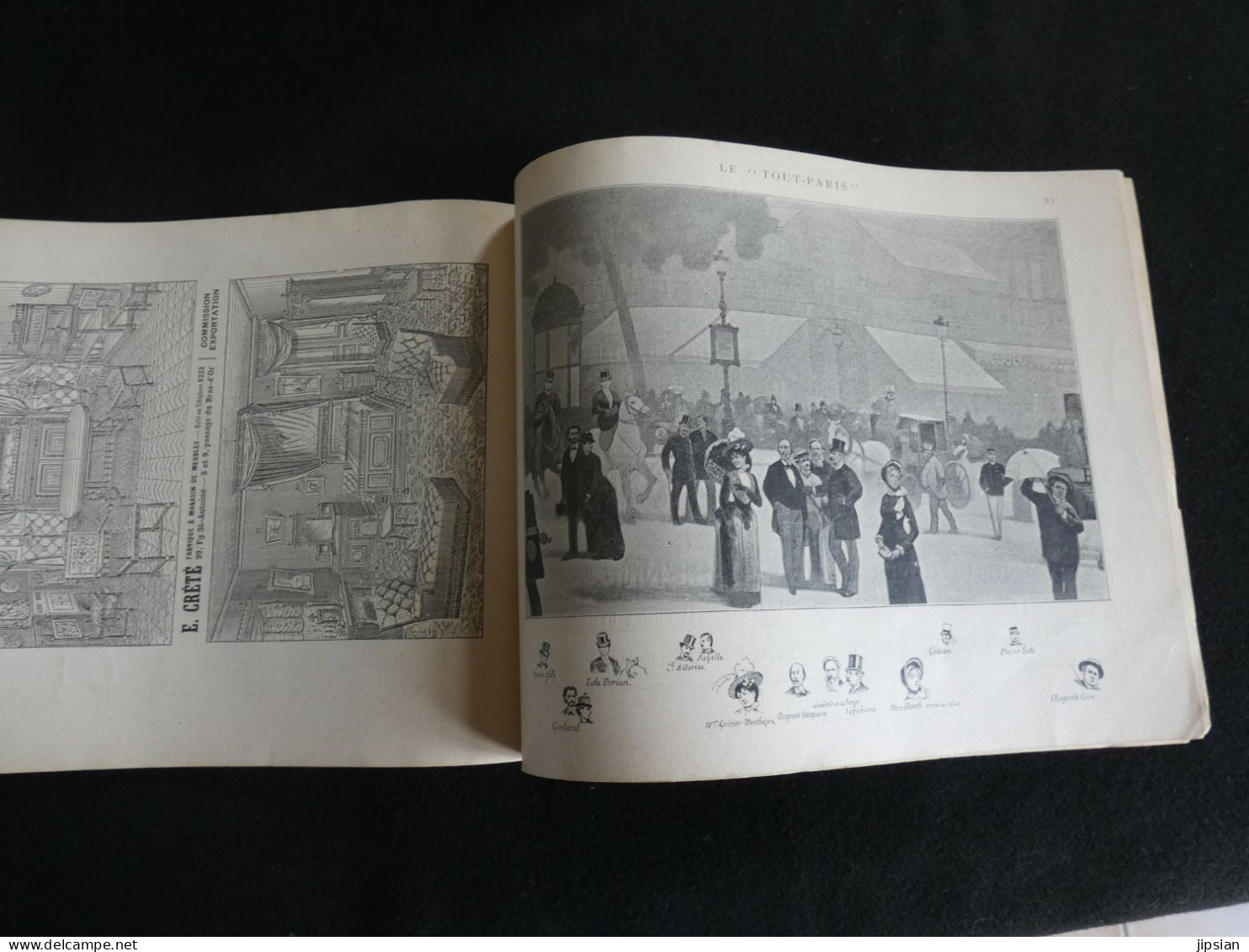 brochure de 1889 exposition universelle Panorama le Tout Paris par Ch. Castellani  Z1