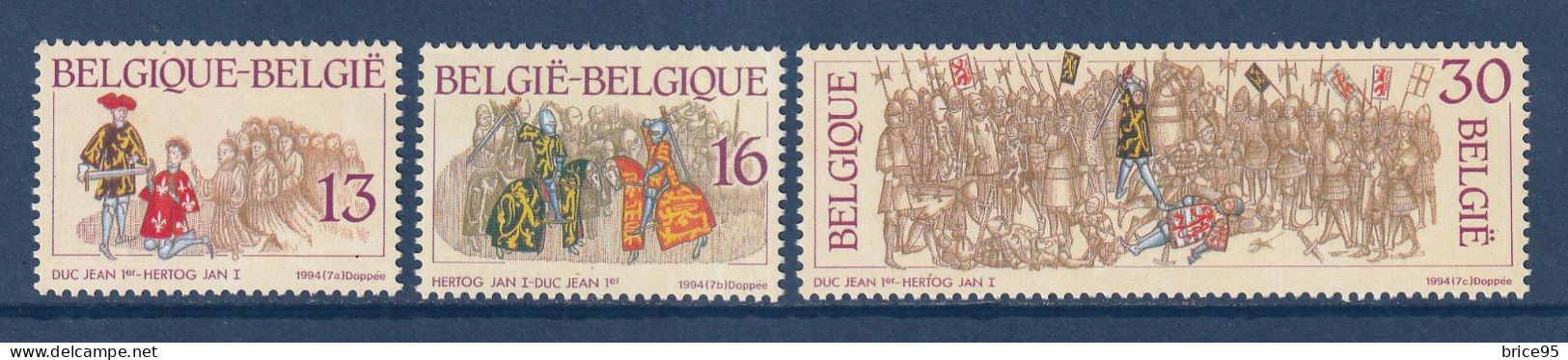 Belgique - YT N° 2548 à 2550 ** - Neuf Sans Charnière - 1994 - Neufs