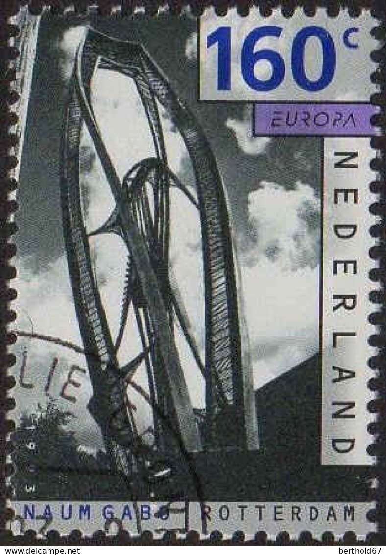 Pays-Bas Poste Obl Yv:1445/1447 Europa Art Contemporain (TB Cachet Rond) - Used Stamps