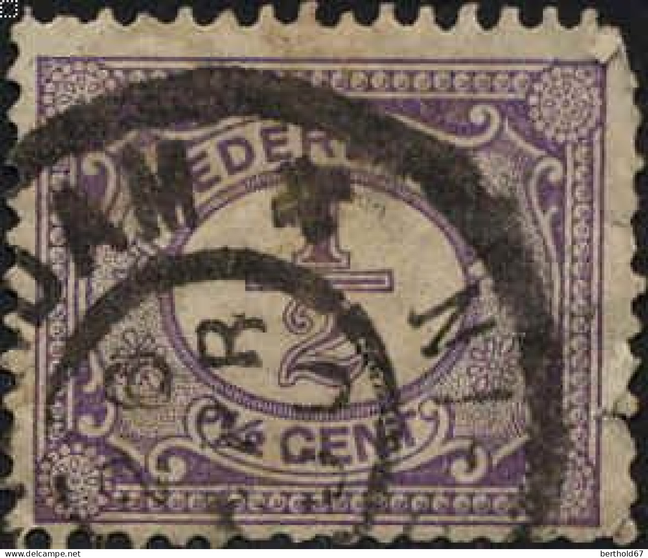 Pays-Bas Poste Obl Yv:  65 Mi:49 Chiffre (TB Cachet Rond) - Used Stamps