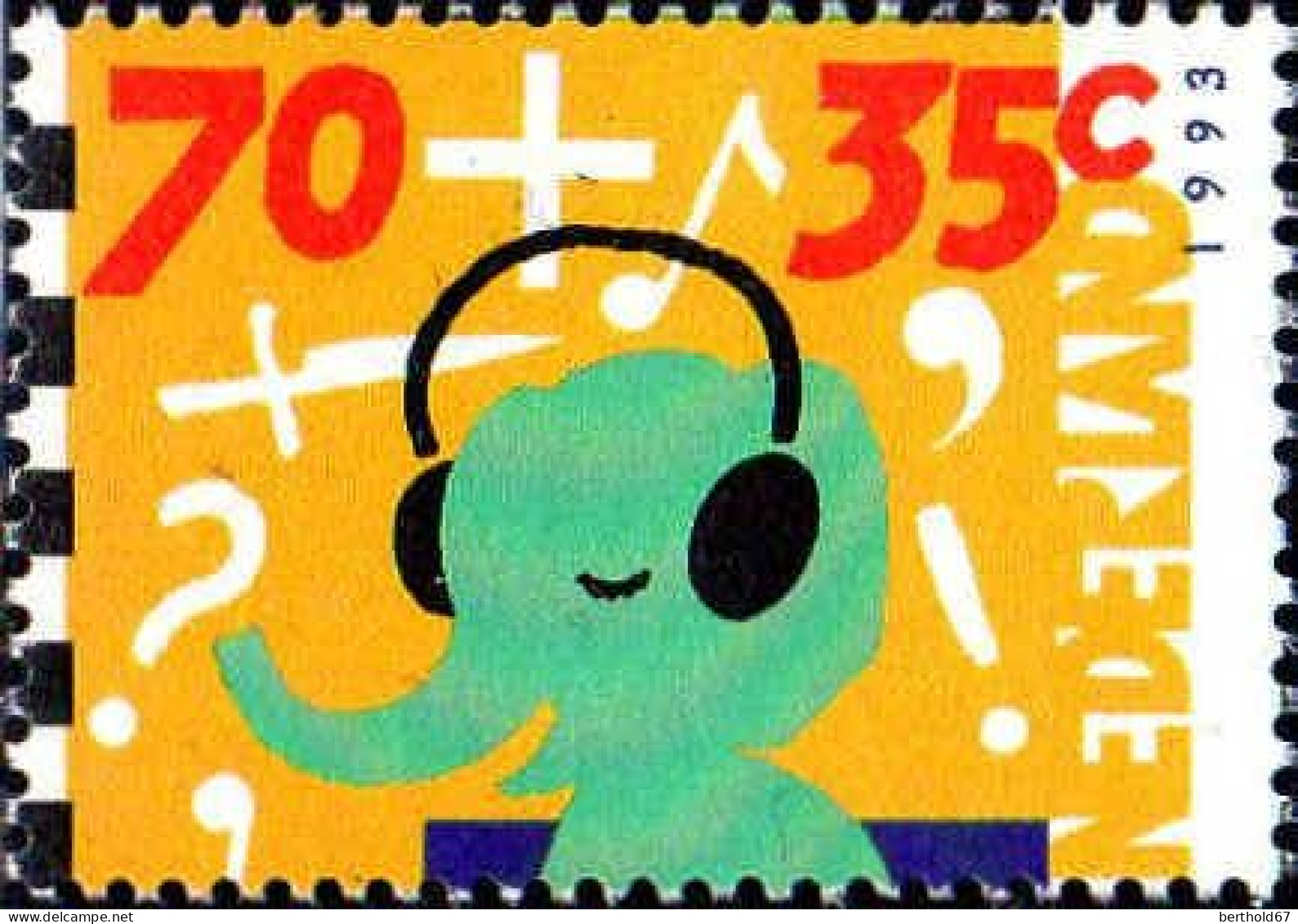 Pays-Bas Poste N** Yv:1457 Mi:1493A L'enfant & La Radio - Unused Stamps