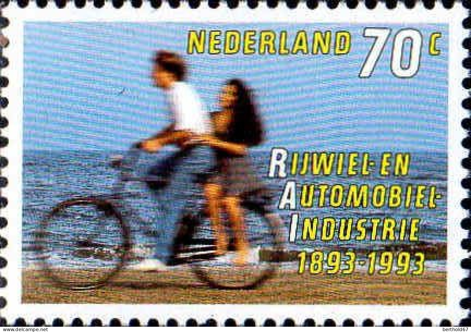 Pays-Bas Poste N** Yv:1424/1425 Centenaire Du RAI - Unused Stamps