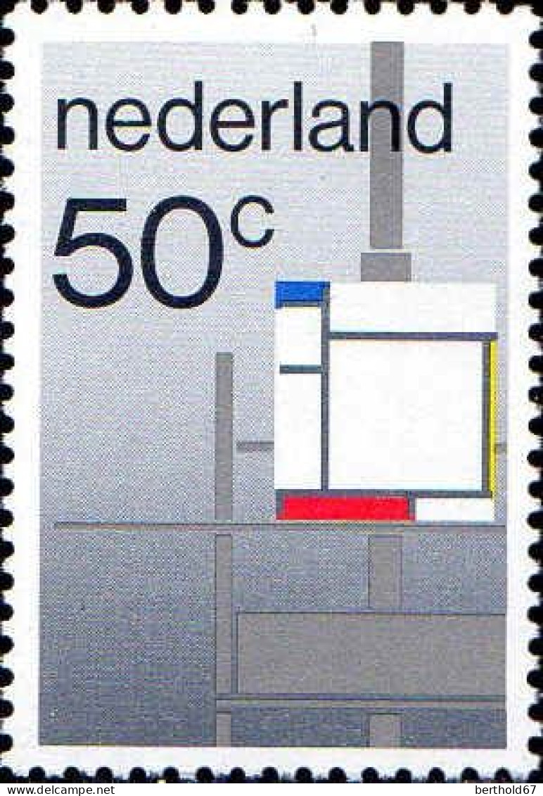 Pays-Bas Poste N** Yv:1204/1205 Mouvement Artistique De Stijl - Ungebraucht