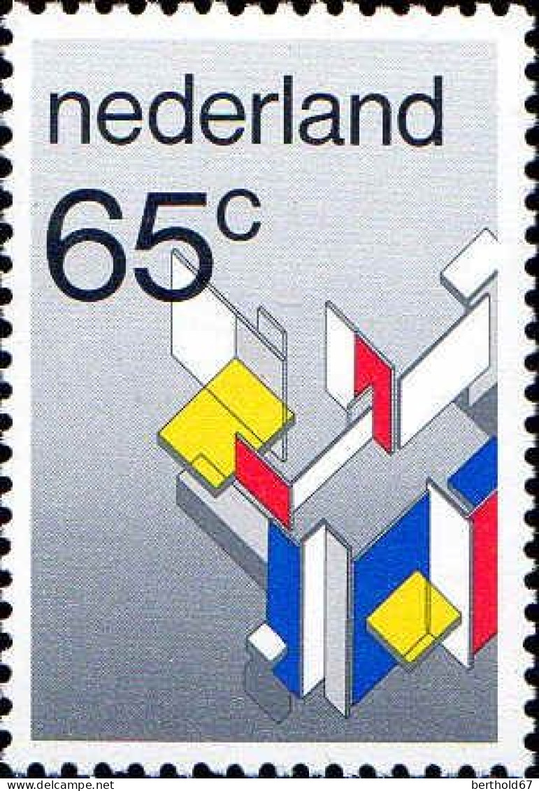 Pays-Bas Poste N** Yv:1204/1205 Mouvement Artistique De Stijl - Unused Stamps