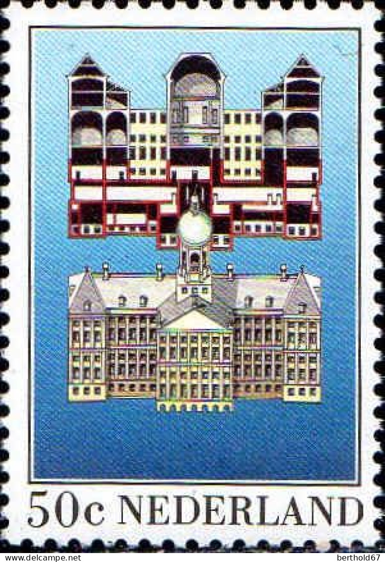 Pays-Bas Poste N** Yv:1191/1192 Palais Royal Amsterdam - Unused Stamps