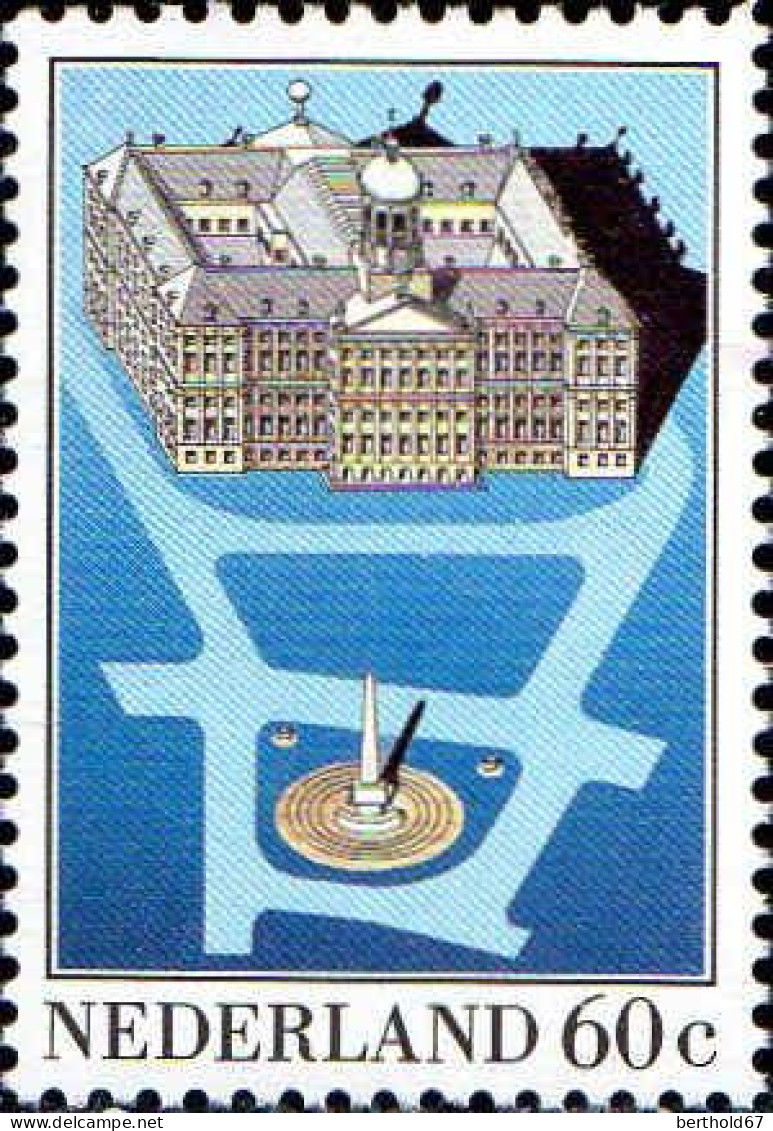 Pays-Bas Poste N** Yv:1191/1192 Palais Royal Amsterdam - Unused Stamps