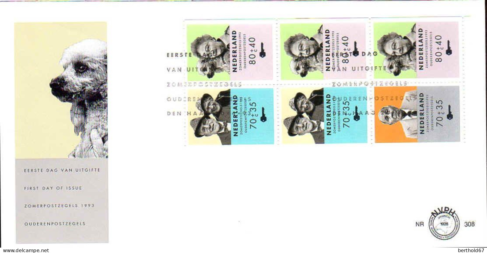 Pays-Bas Carnet Obl Yv:C1438a Mi:MH49 Ouderenpostzegels Fdc - Markenheftchen Und Rollen