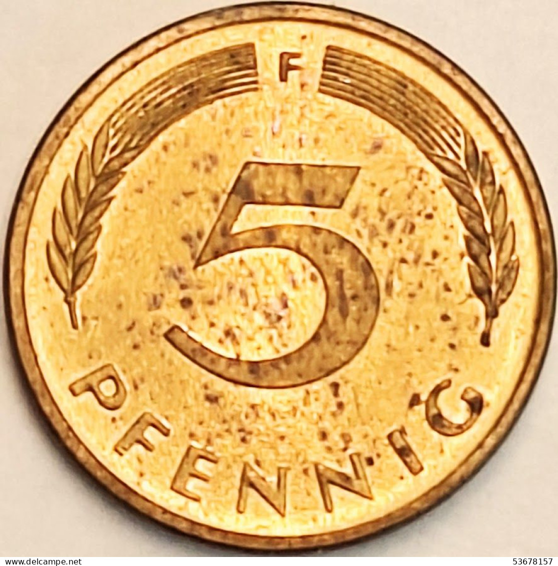 Germany Federal Republic - 5 Pfennig 1987 F, KM# 107 (#4611) - 5 Pfennig